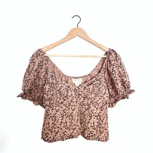 Saltwater LUXE Leander Sweetheart Top Fawn - Size Small